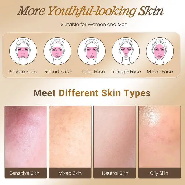 Alt view image 6 of 7 - ZJZK Best At Home Red Light Therapy 7 Color Led Light Therapy Face Mask Beauty Facial Mask For Skin Rejuvenation Skin Repair Aqua