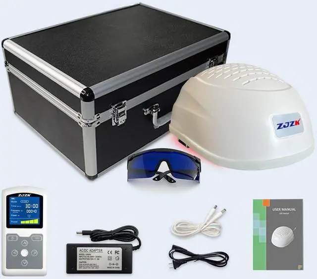Alt view image 8 of 7 - ZJZK Parkinson'S Depression Treatment 810Nm*280Diodes*60Mw  Red Light Therapy  Dementia Helmet Brain Health Portable Home Use