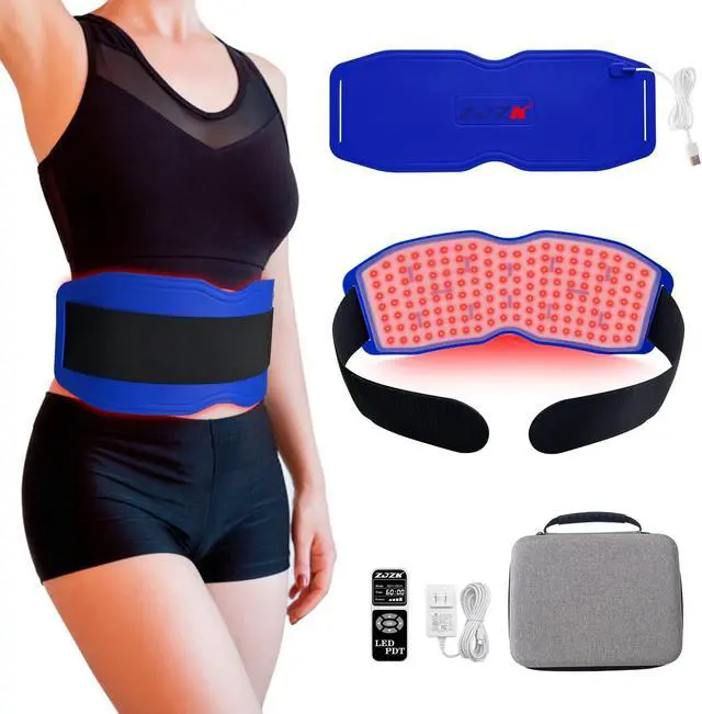 Main image of ZJZK Red Light Therapy Pad Silicone Food Grade Silicone Material 940Nm+850Nm+660Nm Promote Blood Circulation Relieve Pain