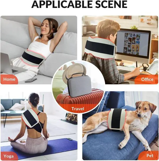Alt view image 4 of 7 - ZJZK Red Light Therapy Arms Near Infrared Laser Devices Pet-Pro Belt For Pets The Elimination Of Pain-Causing Substances