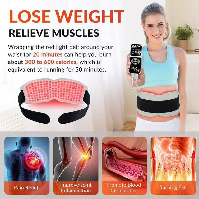 Alt view image 7 of 7 - ZJZK Red Light Therapy Arms Near Infrared Laser Devices Pet-Pro Belt For Pets The Elimination Of Pain-Causing Substances