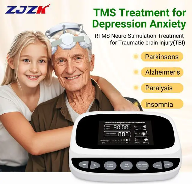 Main image of ZJZK Transcranial Magnetic Stimulation Machine Rtms Stimulate Nerve Cells Transcranial Magnetic Stimulator Brain Recovery Tms