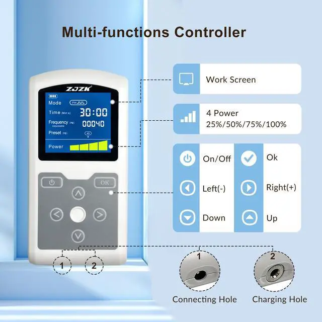 Alt view image 6 of 7 - ZJZK 810nm Led Helmet Stroke Therapy Photobiomodulation Treatment Red Light Convenient For Home Use Improve Sleep