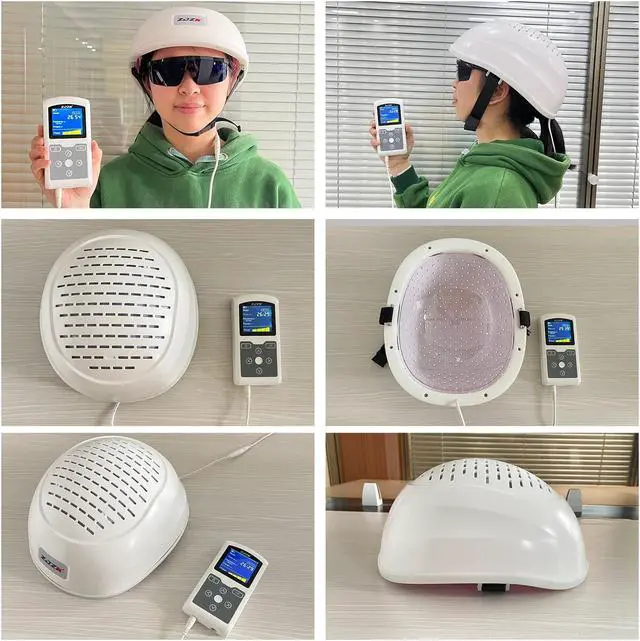 Alt view image 5 of 7 - ZJZK 810Nm Red Light Therapy Helmet For Cognitive Support & Mood Regulation Non-Invasive Treatment Safe And Effective