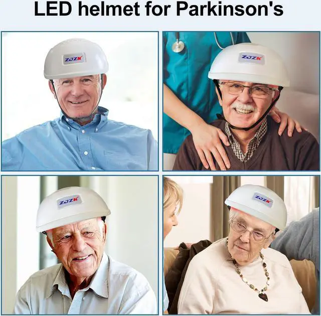 Alt view image 6 of 7 - ZJZK Parkinson'S Treatment & 810Nm Led Helmet For Cognitive Function Mood Enhancement Suitable For Hospitals Clinics Families
