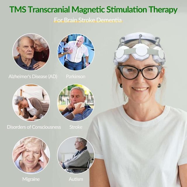 Alt view image 2 of 7 - ZJZK rtms repetitive transcranial magnetic stimulation for depression and migraines