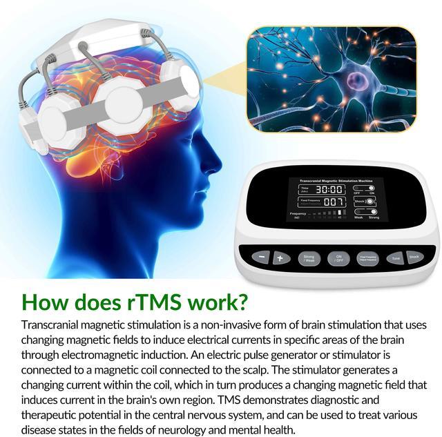 Alt view image 3 of 7 - ZJZK rtms repetitive transcranial magnetic stimulation for depression and migraines