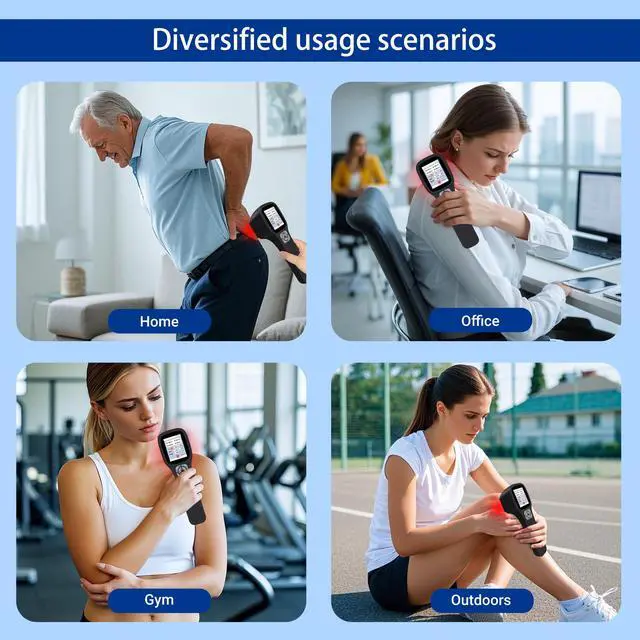 Alt view image 3 of 7 - ZJZK Cold Laser Therapy Device, Infrared Red Light Laser Therapy for Dog Joint, 650nm*10+808nm*5+905nm*5+980nm*5 Muscle Relax and Pain Relief, Laser Therapy at Home