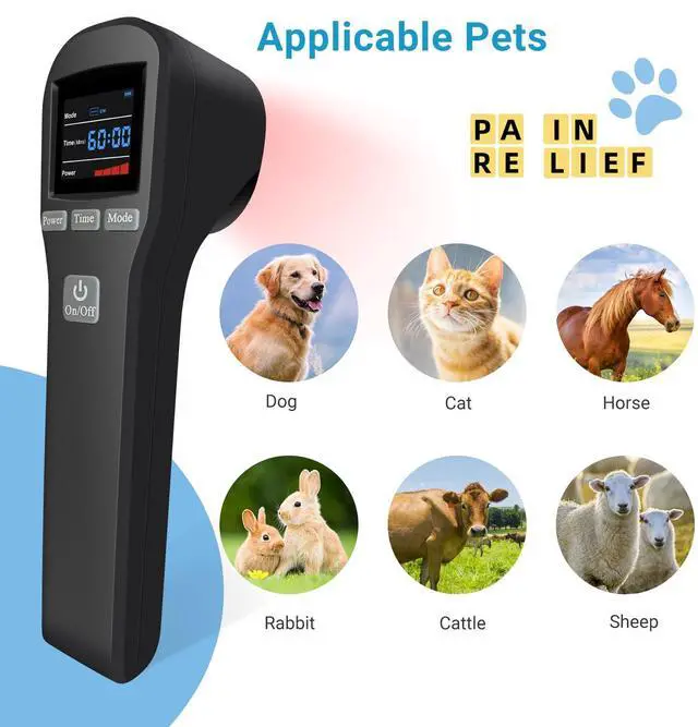 Alt view image 5 of 7 - ZJKC Cold Light Therapy Wand For Ankle Shoulder Knee Elbow Hand 4x808nm +16x650nm Red Light Therapy Device For Human Pet, Near Infrared Light Therapy For Tissue Joint Pain Relief Muscle Recovery, Home