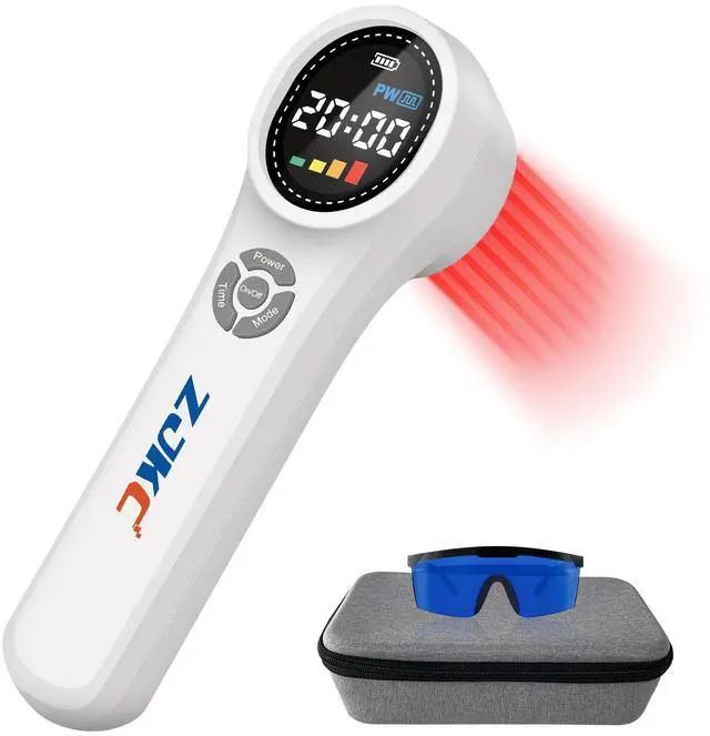 Main image of ZJKC Cold Laser Therapy Device for Dogs, 16x660nm+4x810nm+4x980nm, Handheld Red Light Therapy for Joint&Muscles Pain Relief, Pet Laser Therapy for Dogs Cats Horse, Helps Inflammation, Wound Healing