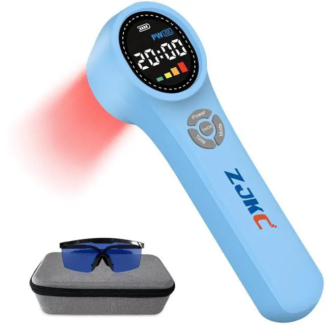 Main image of ZJKC Cold Laser Therapy Device for Dogs, 16x660nm+4x810nm+4x980nm, Handheld Red Light Therapy for Joint&Muscles Pain Relief, Pet Laser Therapy for Dogs Cats Horse, Helps Inflammation, Wound Healing