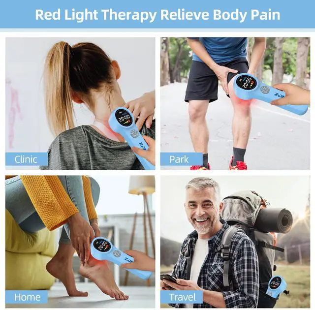 Alt view image 2 of 7 - ZJKC Cold Laser Therapy Device for Dogs, 16x660nm+4x810nm+4x980nm, Handheld Red Light Therapy for Joint&Muscles Pain Relief, Pet Laser Therapy for Dogs Cats Horse, Helps Inflammation, Wound Healing