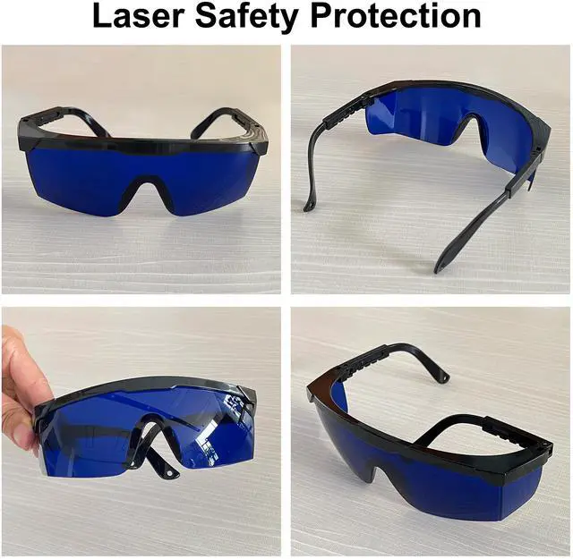Alt view image 7 of 7 - ZJZK Laser Protective Glasses Goggles for Photon Beauty Red Light Therapy Device