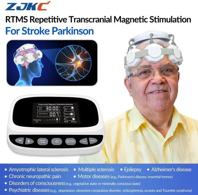 Main image of ZJKC Rtms Repetitive Transcranial Magnetic Stimulation Therapy for Stroke Insomnia at home use