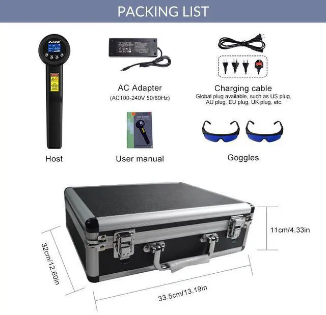 Alt view image 7 of 7 - ZJZK Class 4 Laser Cold Laser Therapy System Unit for Muscle and Joints Stimulation-Cold Laser Therapy 8W/8000mW