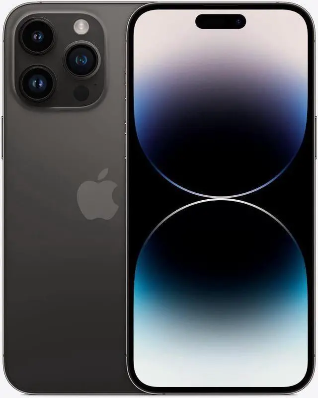 Alt view image 6 of 6 - Apple iPhone 14 PRO 128GB Fully Unlocked Space Black - Grade A-