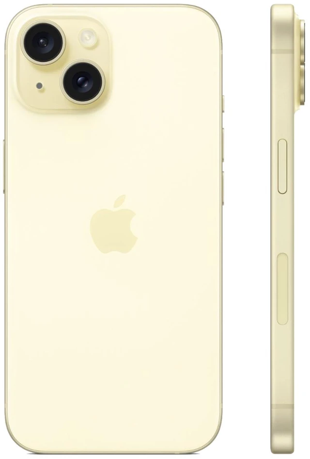 Alt view image 2 of 3 - Apple iPhone 15 A2846 512GB, Yellow, Fully Unlocked - Good Condition