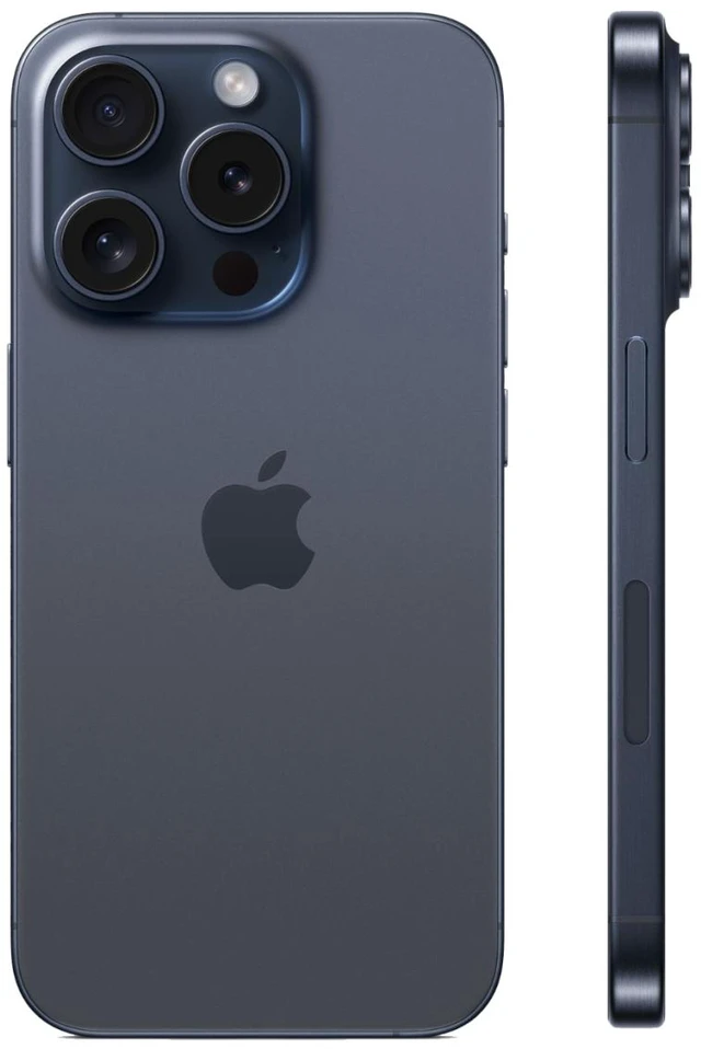 Alt view image 2 of 4 - Apple iPhone 15 Pro Max A2849 256GB, Blue Titanium, Fully Unlocked - Excellent Condition