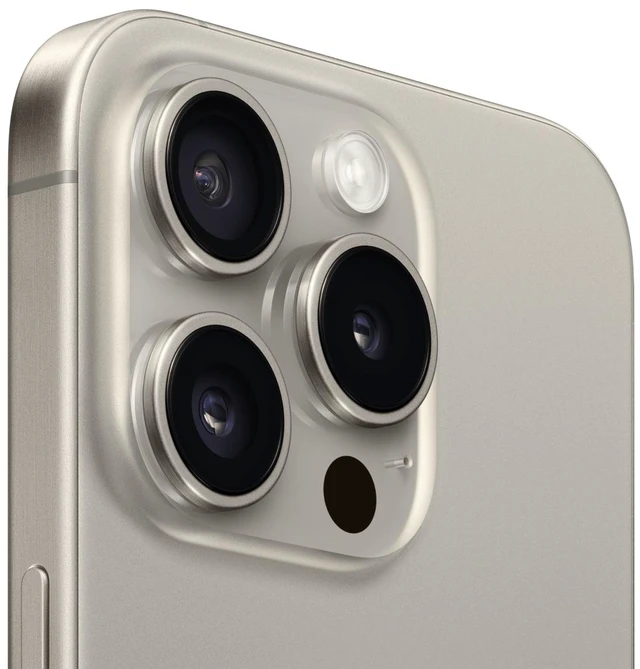 Alt view image 4 of 4 - Apple iPhone 15 Pro Max A2849 256GB, Natural Titanium, Fully Unlocked - Good Condition