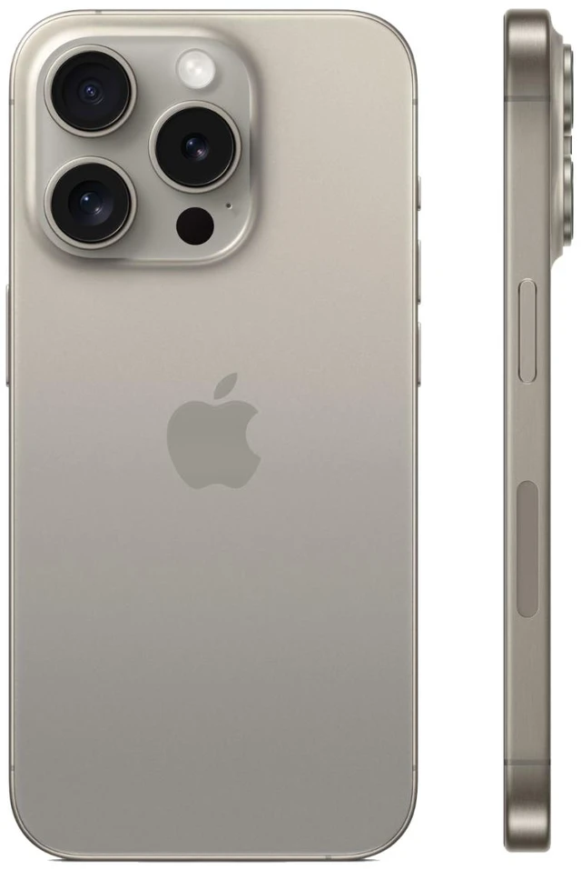 Alt view image 2 of 4 - Apple iPhone 15 Pro Max A2849 256GB, Natural Titanium, Fully Unlocked - Good Condition