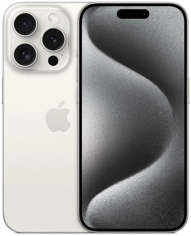 Main image of Apple iPhone 15 Pro A2848 1TB, White Titanium, Fully Unlocked - Good Condition