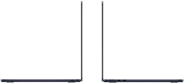 Alt view image 3 of 4 - Apple MacBook Air 15-inch M2 2023 M2 8-Core CPU/10-Core GPU 256GB SSD Midnight Excellent
