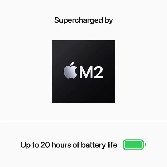 Alt view image 3 of 3 - Apple MacBook Pro 13-inch (M2, 2022) M2 8-Core CPU/10-Core GPU 512GB SSD Space Gray Excellent