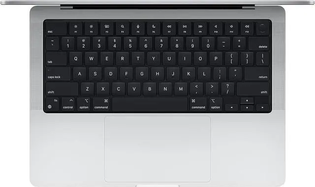 Alt view image 2 of 3 - Apple Macbook Pro M1 14" 8-core CPU 14-core GPU 2021 512GB SSD 16GB Ram Silver