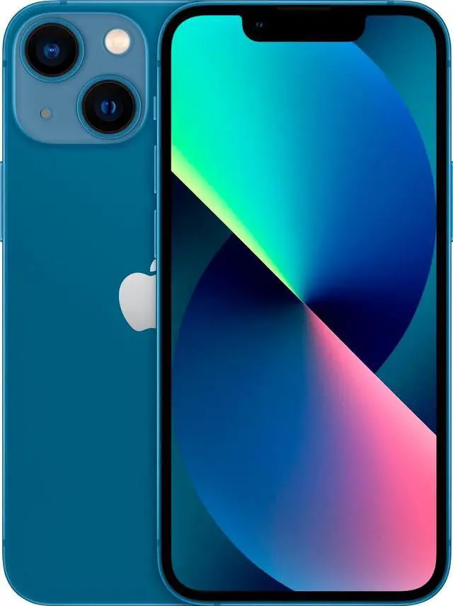 Alt view image 3 of 5 - Apple iPhone 13 Mini 128GB Fully Unlocked Blue - Grade C