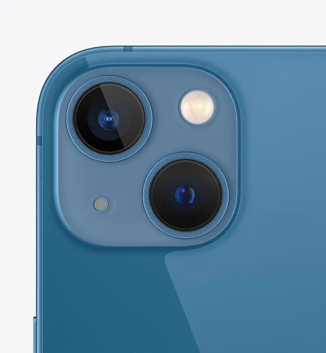 Alt view image 2 of 4 - Apple iPhone 13 128GB Fully Unlocked Smartphone Blue Very Good