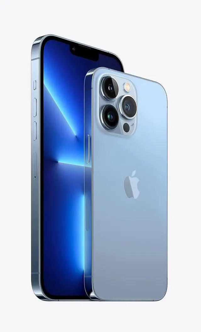 Alt view image 3 of 4 - Apple iPhone 13 Pro Max 1TB Blue Unlocked Premium 90% and Above battery - Excellent