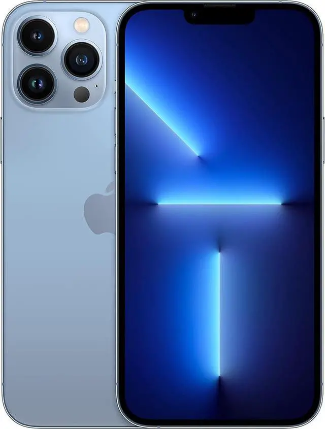 Alt view image 4 of 4 - Apple iPhone 13 Pro Max 1TB Blue Unlocked Premium 90% and Above battery - Excellent