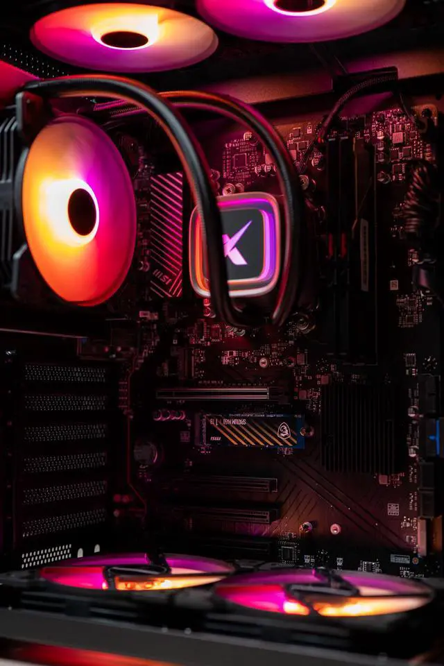 Alt view image 4 of 5 - Xidax Gaming Desktop Ryzen 7 8700G 8C (up to 5.1GHz) Integrated Radeon 780M GPU 16GB DDR5 5600MHz 1TB M.2 NVMe Genuine Windows 11 home WIFI Assembled & serviced in Utah USA