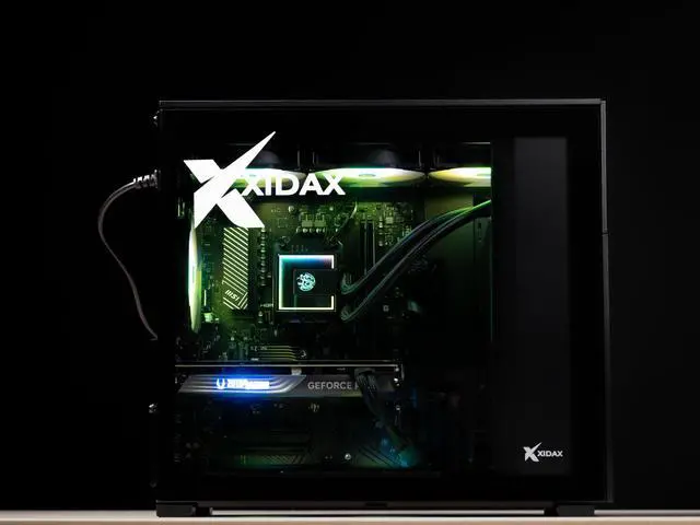 Alt view image 6 of 6 - Xidax X6 XEN BLACK Gaming PC Ryzen 7 7800X3D 8c (up to 5.0 GHz)- NVIDIA GeForce RTX 4070 SUPER 12G- 32GB DDR5 5600MHz - 2TB M.2 NVMe - Genuine Windows 11 Home - WIFI - Assembled & Serviced