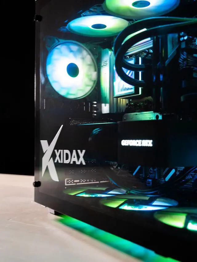 Alt view image 7 of 6 - Xidax X6 ONAMI BLACK Gaming PC Intel Core Ultra 9 285K (up to 5.7 GHz)- NVIDIA GeForce RTX 5090 32G- 64GB DDR5 6000MHz RGB - 2TB M.2 NVMe -  Genuine Windows 11 Home - WIFI -  Assembled & Serviced