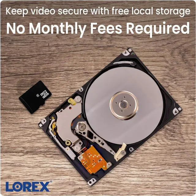 Alt view image 6 of 7 - Lorex 2K Wired WiFi Smart Video Doorbell Camera w/ No Subscription Fee - Smart Security Lighting, Night Vision, Motion Detection, Requires Existing Wiring (Snow White)