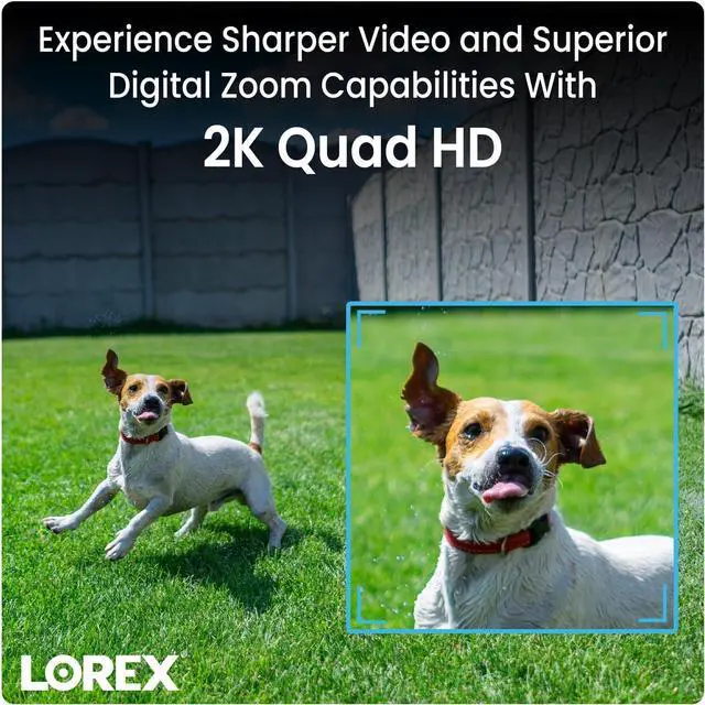 Alt view image 2 of 7 - Lorex 2K Wired WiFi Smart Video Doorbell Camera w/ No Subscription Fee - Smart Security Lighting, Night Vision, Motion Detection, Requires Existing Wiring (Snow White)