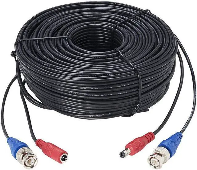 Alt view image 16 of 20 - Lorex 100 ft Premium 4K RG59/Power Accessory Cable