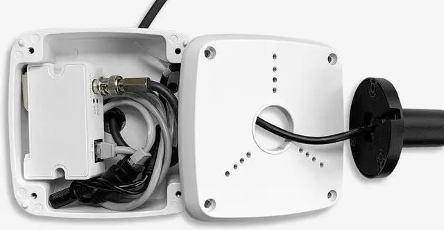 Alt view image 7 of 7 - Lorex Coaxial to Ethernet Converter for PoE Cameras (Transmitter) - System Upgrade with Long Range Support - Outdoor Ready with Junction Box Compatibility