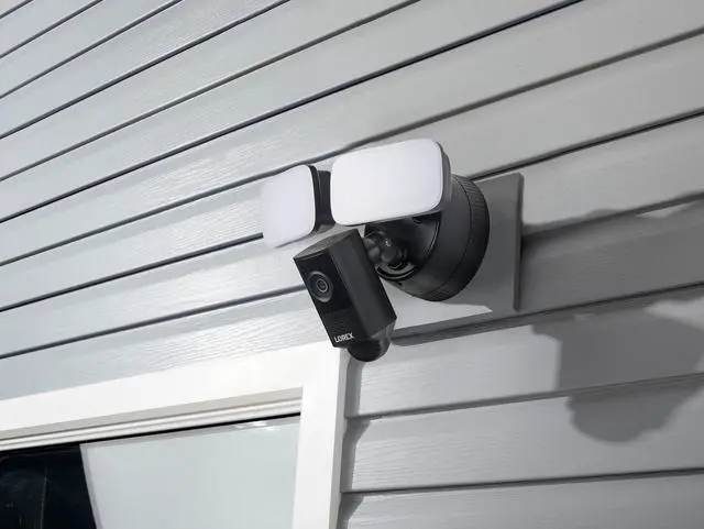 Alt view image 11 of 13 - Lorex W452ASDBE 1440p Wired Floodlight Indoor/Outdoor Security Camera
