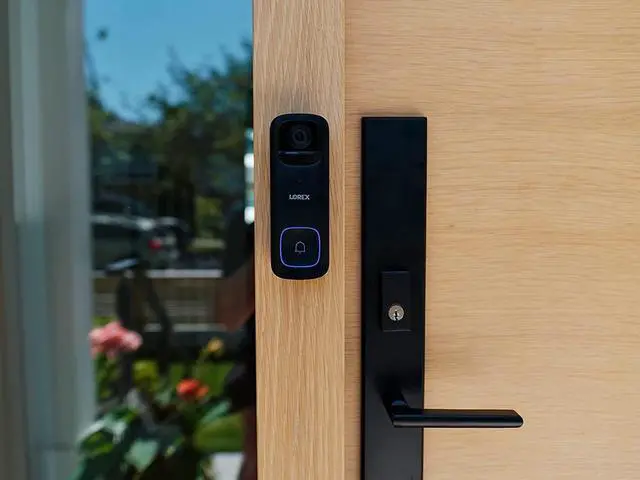 Alt view image 13 of 13 - Lorex B463AJDBE Wi-Fi Video Doorbell (Battery-Operated)