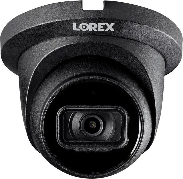 Alt view image 6 of 7 - Lorex 4K 8MP IP Metal Dome PoE Wired Security Camera  Indoor/Outdoor IP67 Weatherproof, Color Night Vision, Long-Range IR, Smart Motion Detection (Person/Vehicle) & Listen-in Audio (Black)
