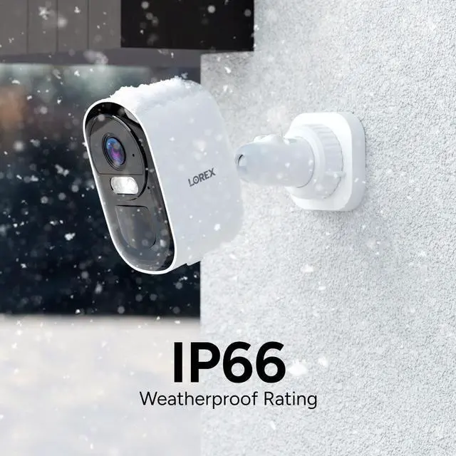 Alt view image 5 of 5 - Lorex Connect 2K Wi-Fi Battery-Powered Camera