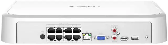 Alt view image 6 of 7 - Lorex 4K+ 12MP 16 Camera Capable (8 Wired + 8 Fusion Wi-Fi ) 2TB Wired NVR System with H30 IP Dome Cameras