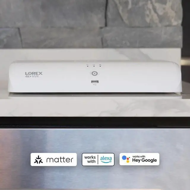 Alt view image 7 of 7 - Lorex 4K+ 12MP 16 Camera Capable (8 Wired + 8 Fusion Wi-Fi ) 2TB Wired NVR System with H30 IP Dome Cameras