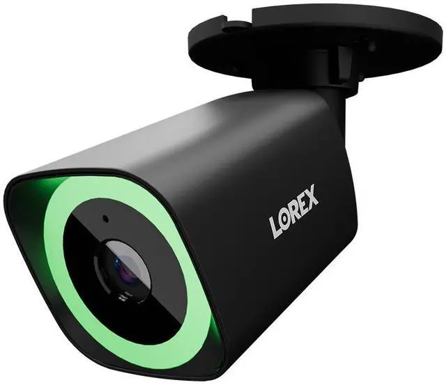 Main image of Lorex Connect V5 4K PoE Bullet Cameras with Color Smart Security Lighting - White/Black