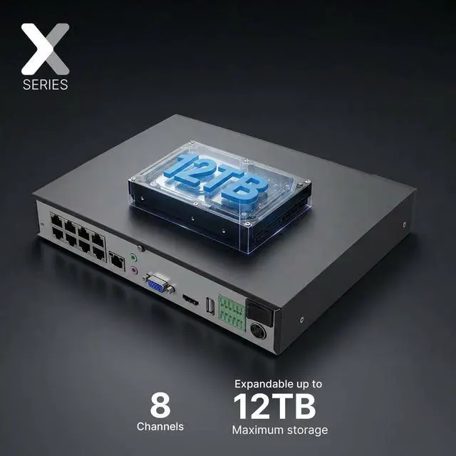 Alt view image 3 of 6 - Lorex Connect XC 4K 8-Channel Commercial NVR - 2TB