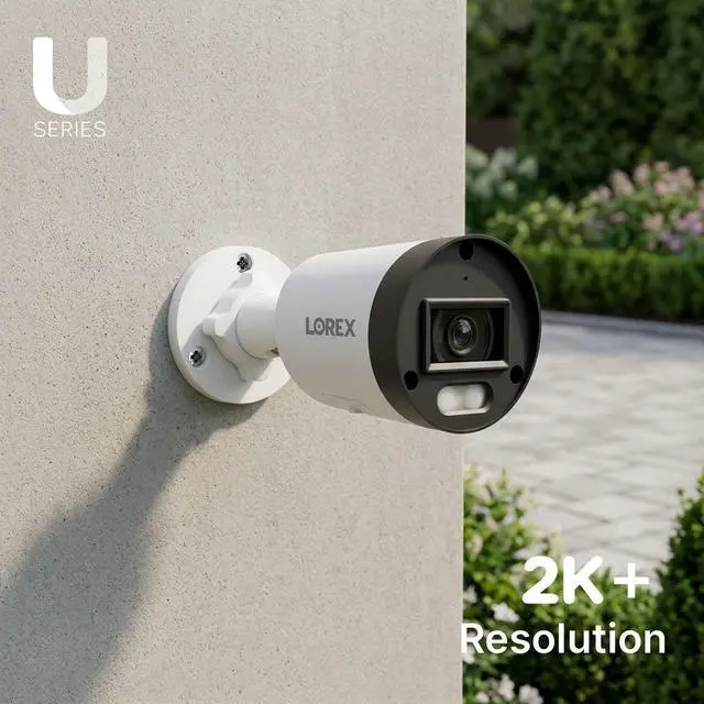 Alt view image 5 of 7 - Lorex Connect (New App) | U-Series | 8Ch 4K NVR System | 3 Bullet Cameras | 2K+ PoE Cameras | No Cables | 2TB HDD | Listen-In Audio| Lights Deterrence| Color Night Vision | Smart AI Detections | IP67