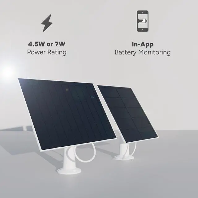 Alt view image 4 of 6 - Solar Panel for Lorex Battery-Operated Cameras