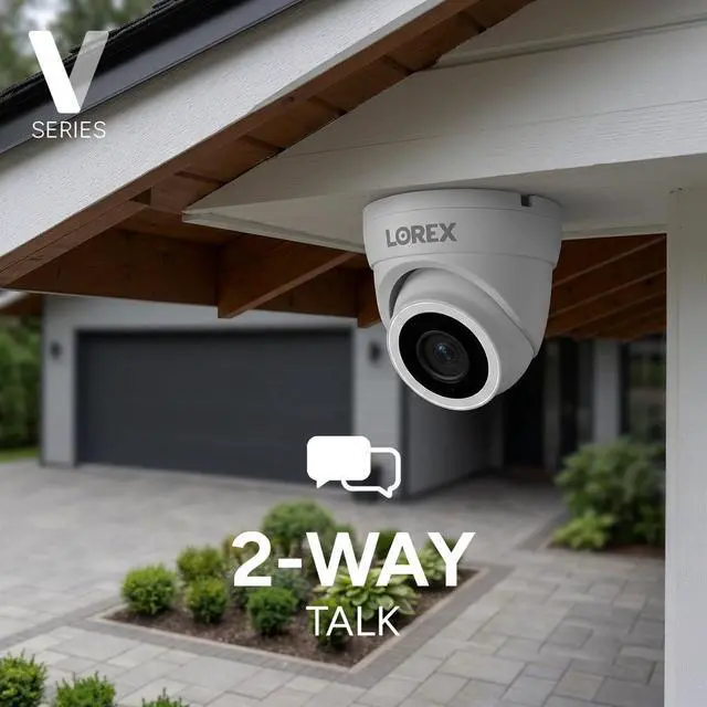 Alt view image 6 of 6 - Lorex Connect (New App) | V-Series | 8Ch 4K NVR System | 3 White IP PoE Cameras